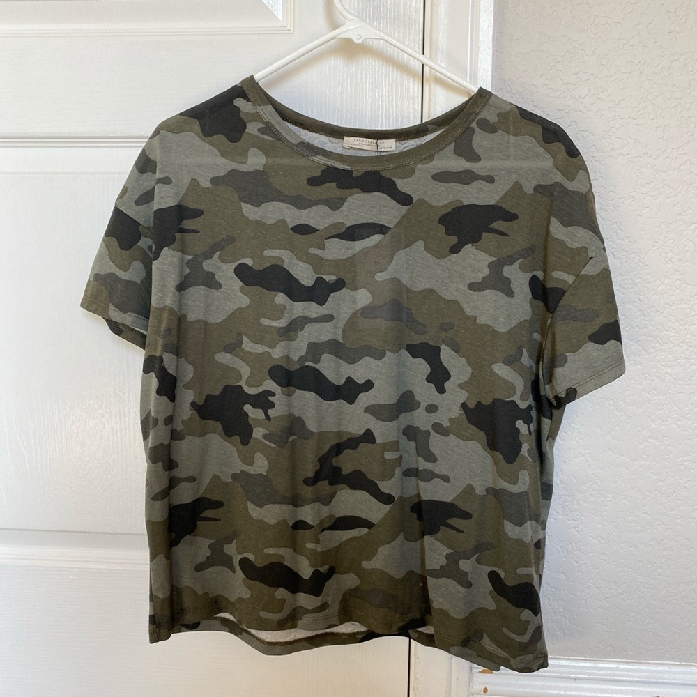 Camo print tshirt